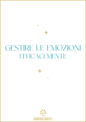Percorso "Gestire le Emozioni"