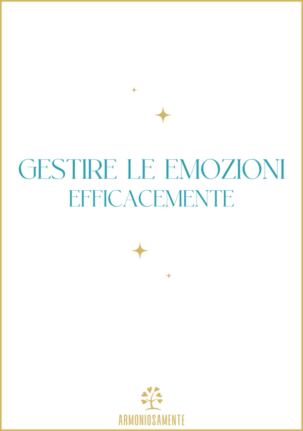 Percorso "Gestire le Emozioni"